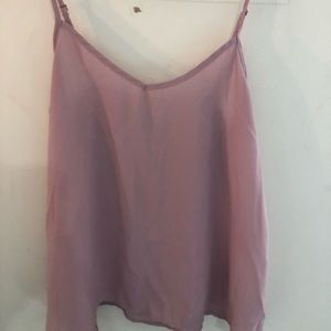 Hollister baby pink loose tank top